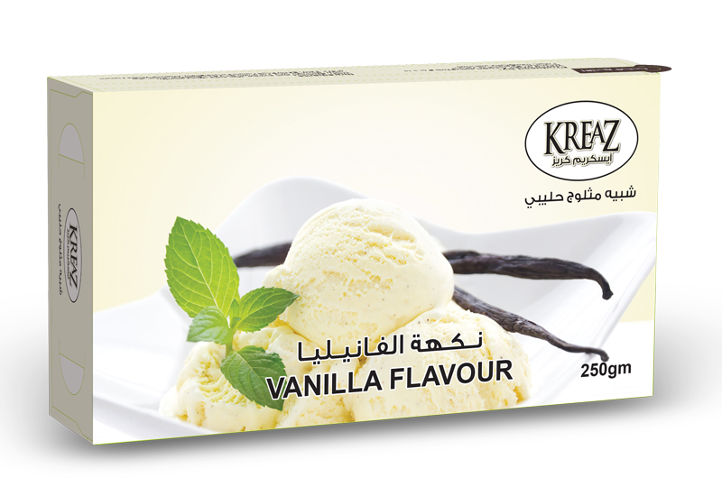 Kreaz ice cream   (  vanilla flavour )